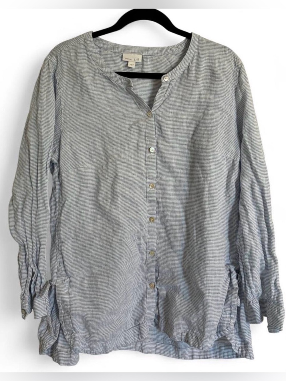 J. Jill Love Linen Stripe Tunic Large